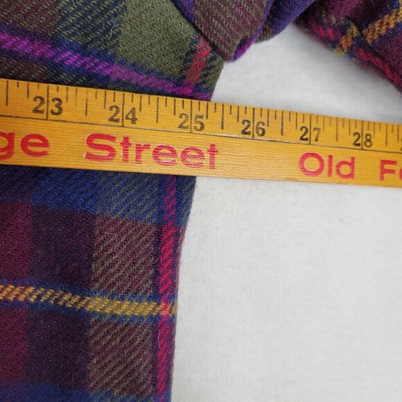 Vintage 90s Pendleton Plus Size 2X Womens Wool Plaid Blazer USA Deadstock New - Picture 10 of 11